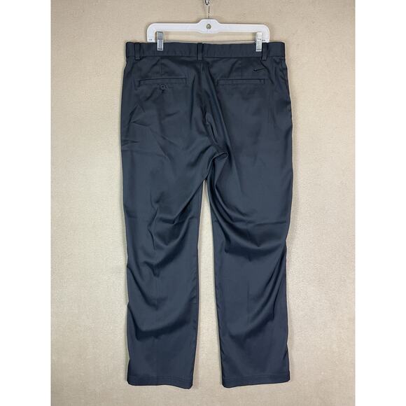 Nike Golf Pants Mens 35x30 Black Tour Performance Dri-Fit Straight Leg Stretch - Picture 10 of 13